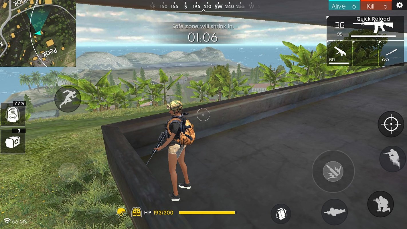 Free Fire Battlegrounds, Software