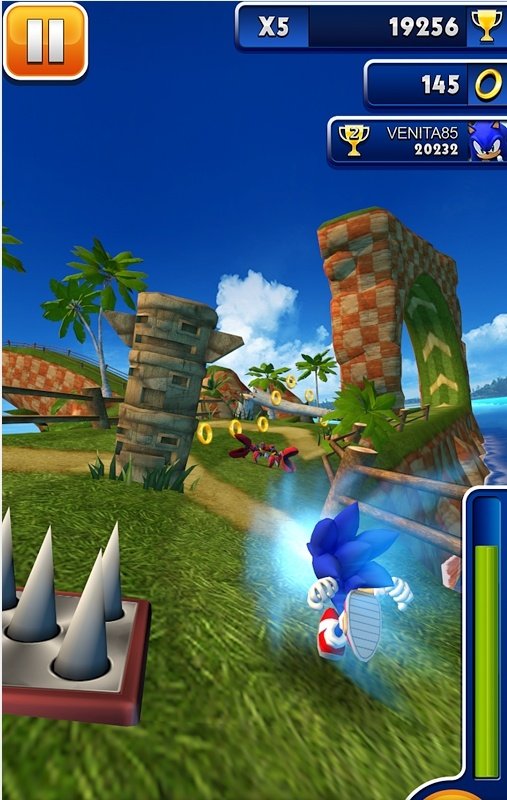 Sonic Download Dash - Endless Running & Racing Game on PC with