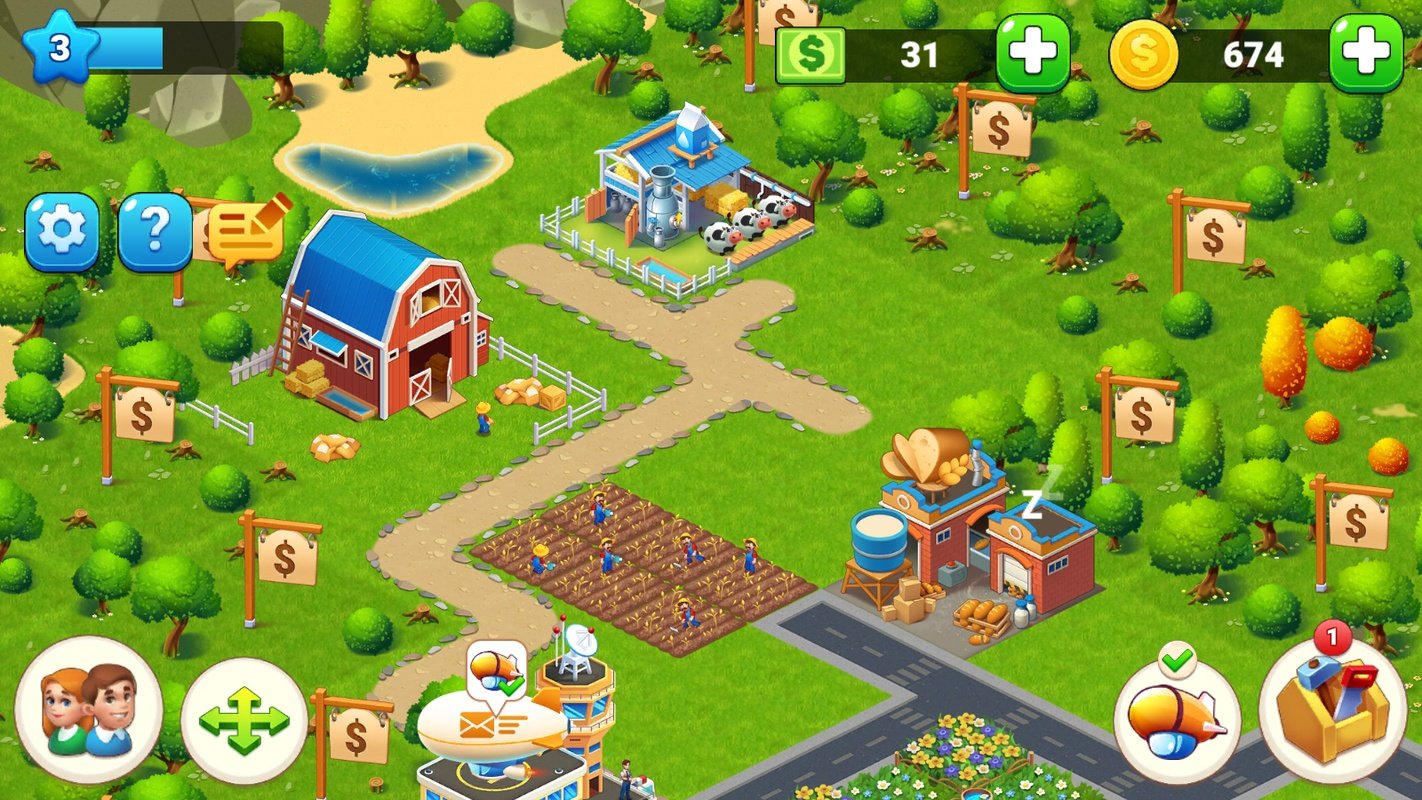 Farm City : Farming & City Island for Android Free Download