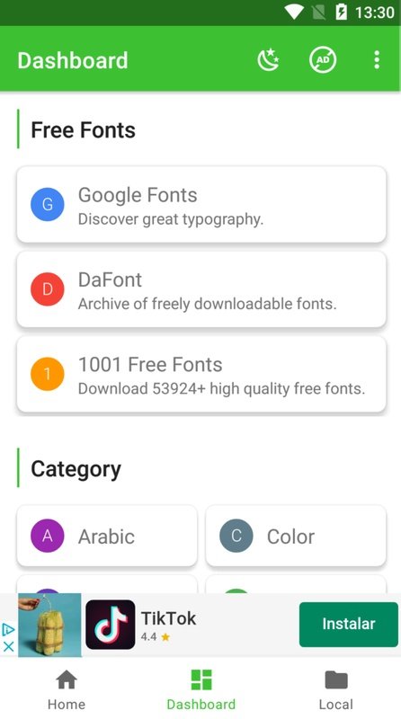 DaFont - Download fonts - Apps on Google Play