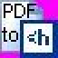 PDF to HTML Converter Icon