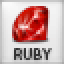 Odd numbers up to 1..100 in Ruby Icon