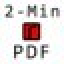 2-Minute PDF Designer Icon
