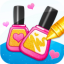 Glitter beauty coloring Icon