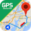 GPS Road Map Icon