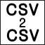 CSV2CSV Icon