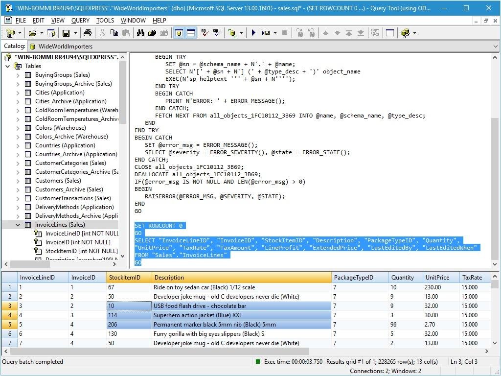 Download query tool using odbc 64 bit 