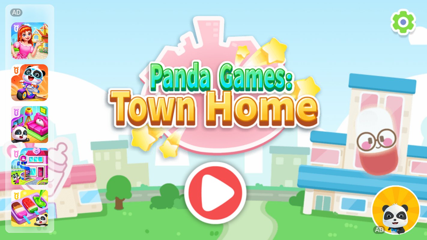 Panda Games: Town Home for Android Free Download