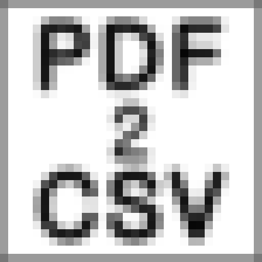 alternative to pdf2csv convert