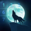 Wolf And Moon