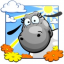 Clouds and Sheep Icon