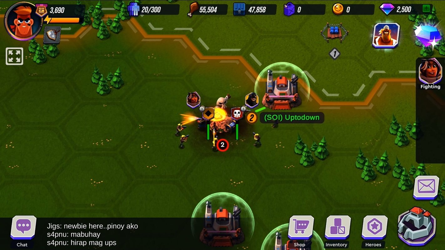 Hardhead Squad: MMO War is a strategy game for iOS and Android