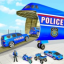 Off Road Police Truck Transport Icon