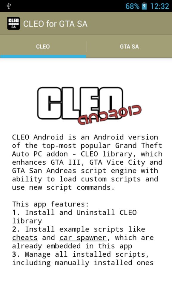 GTA Sa Cleo Mod Android - Cleo Cheats For GTA San Andreas Android - Gta Sa  Cleo Mod Apk Android 12 