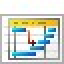 Gantt Chart for Workgroup Icon