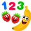 Funny Food 123 Number Icon