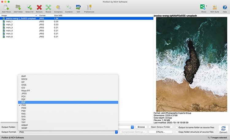 instal the new for mac NCH Pixillion Image Converter Plus 11.62