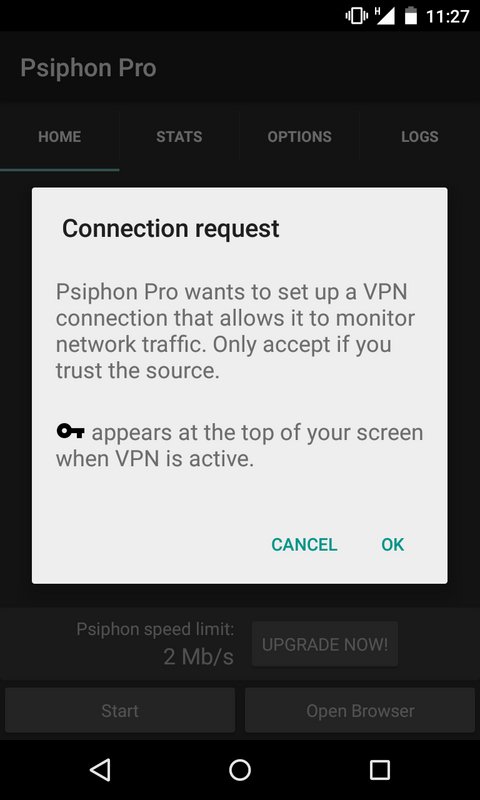how to use psiphon for free internet on android