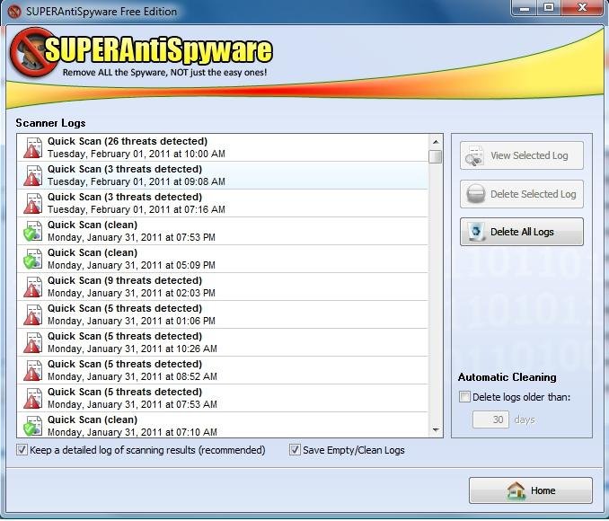 SuperAntiSpyware Free Edition Free Download
