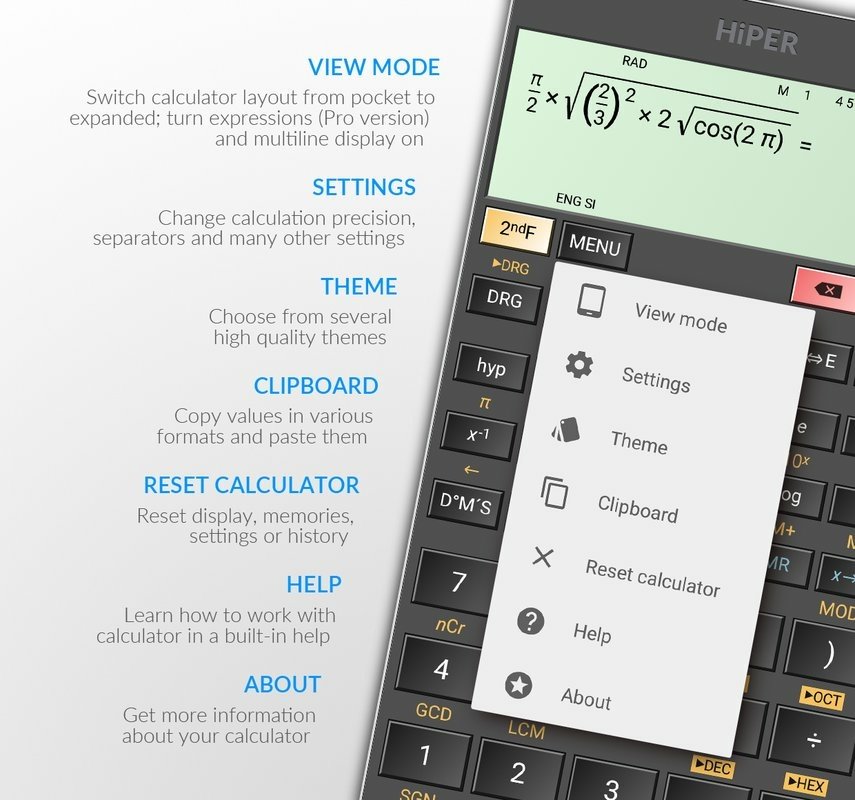 HiPER Scientific Calculator APK para Android - Download