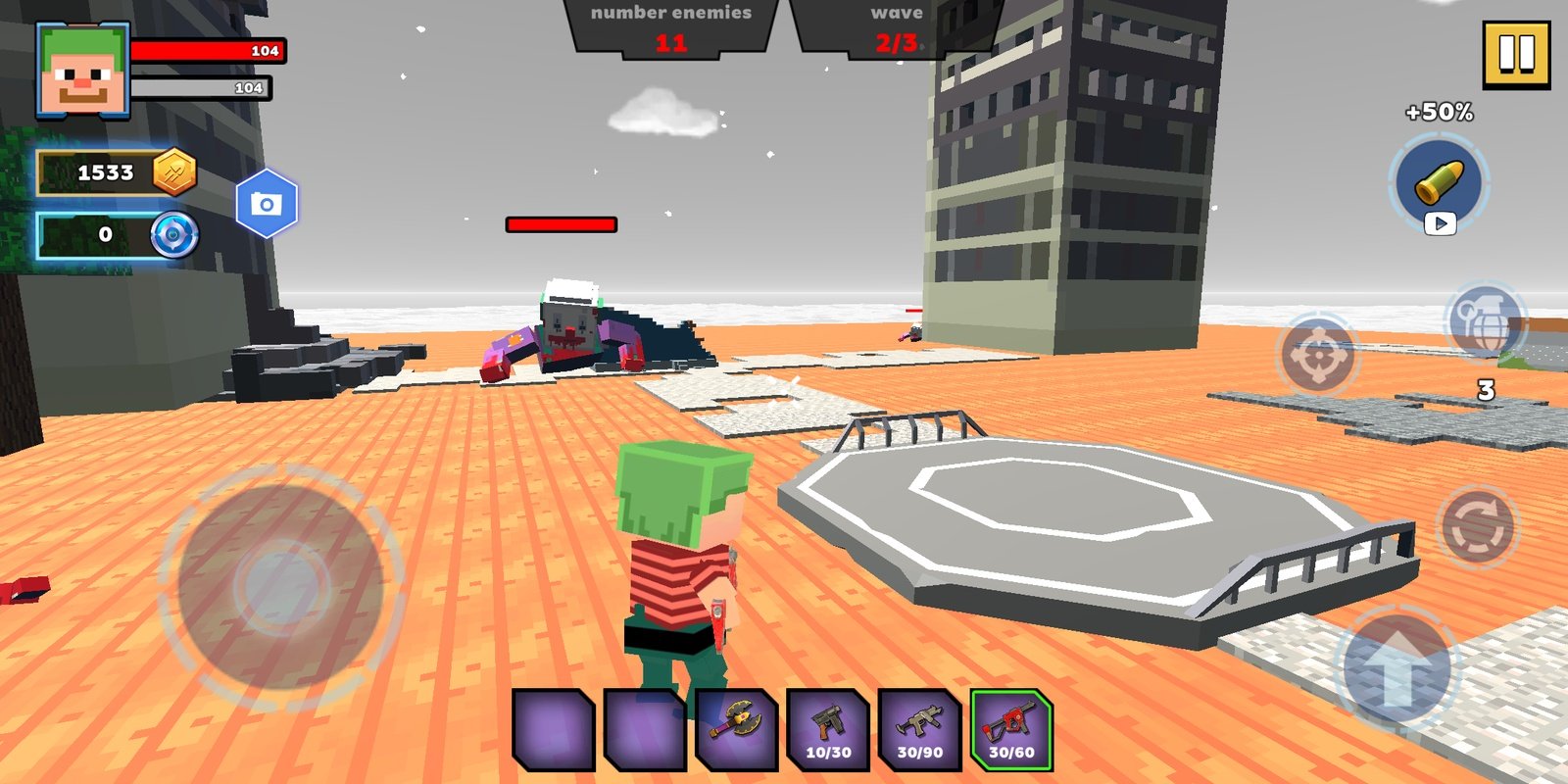 Fire Craft: 3D Pixel World for Android Free Download