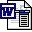 MS Word 2007 Ribbon Icon