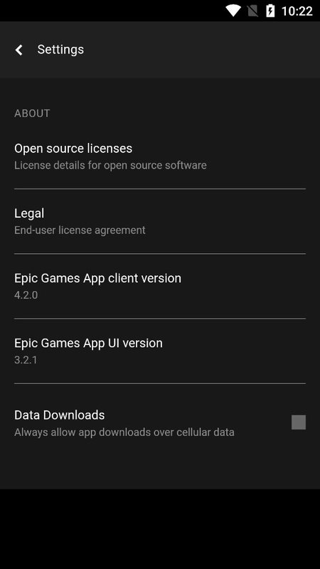 Epic Games mobile APK (Android App) - Free Download