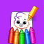Drawing Games: Draw & Color Icon