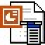 MS PowerPoint 2007 Ribbon Icon